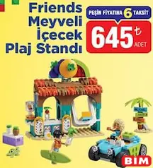 LEGO FRİENDS MEYVELİ İÇECEK PLAJ STANDI